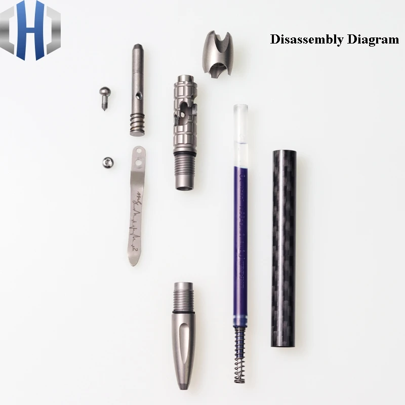 Ручка для самозащиты из титанового сплава Mitsubishi ручка углеродного волокна с