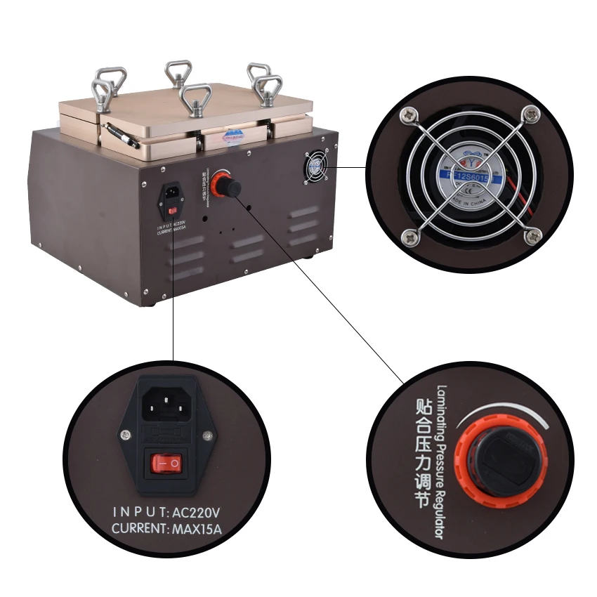 

TBK408 Vacuum frame laminating machine air bubble remover 2 in 1 touch screen repair machine bubble adhesive remover machine lcd