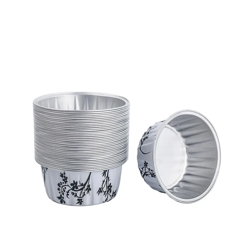 20 шт. Высококачественная алюминиевая фольга чашка для торта креативное