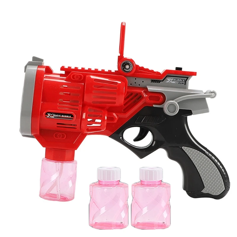 

1PC Summer Toy Outdoor Game Magic Bubble Machine Realistic Bubble Toy with Light & Sound Outdoor Gift for Toddler