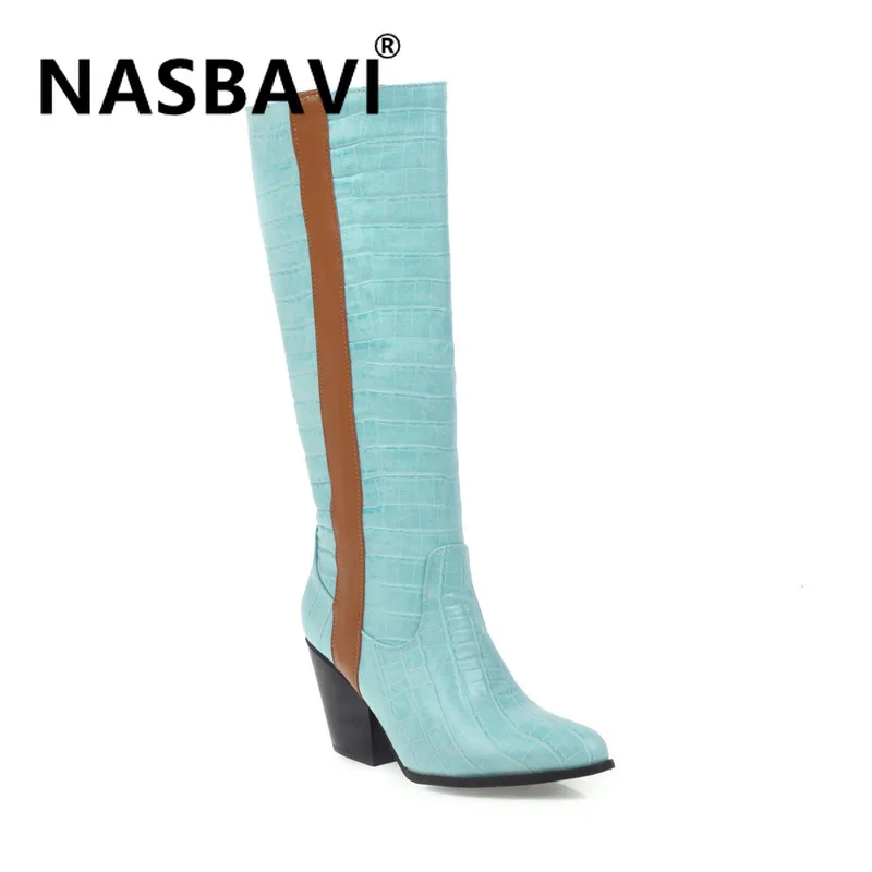 Распродажа женские сапоги до колена длинные зимние женская обувь Простые Модные