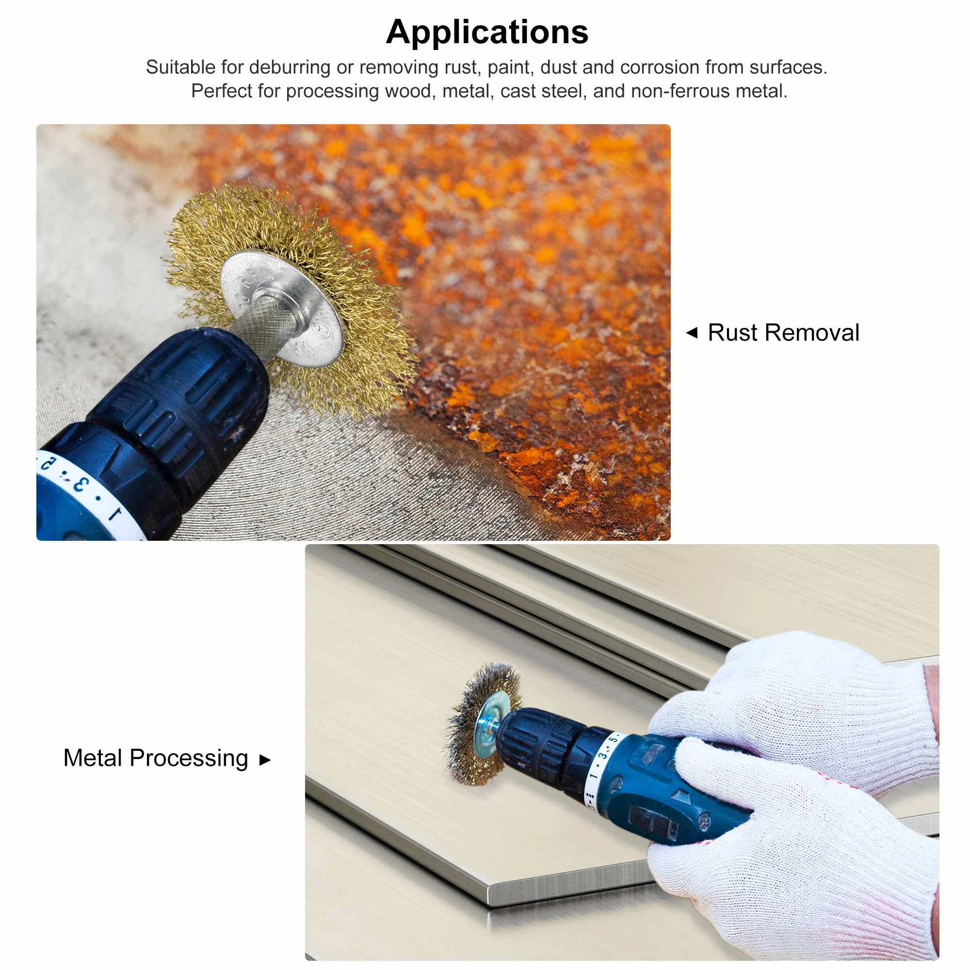 Uxcell 40 мм x 12 6 хвостовик из нержавеющей стали Латунное покрытие гофрированная