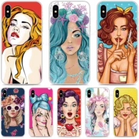 tpu soft silicone art girls phone case for oppo find x2 pro a9 a8 a5 a31 2020 a91 ax5s realme 5 6 x50 reno a 3 pro back cover