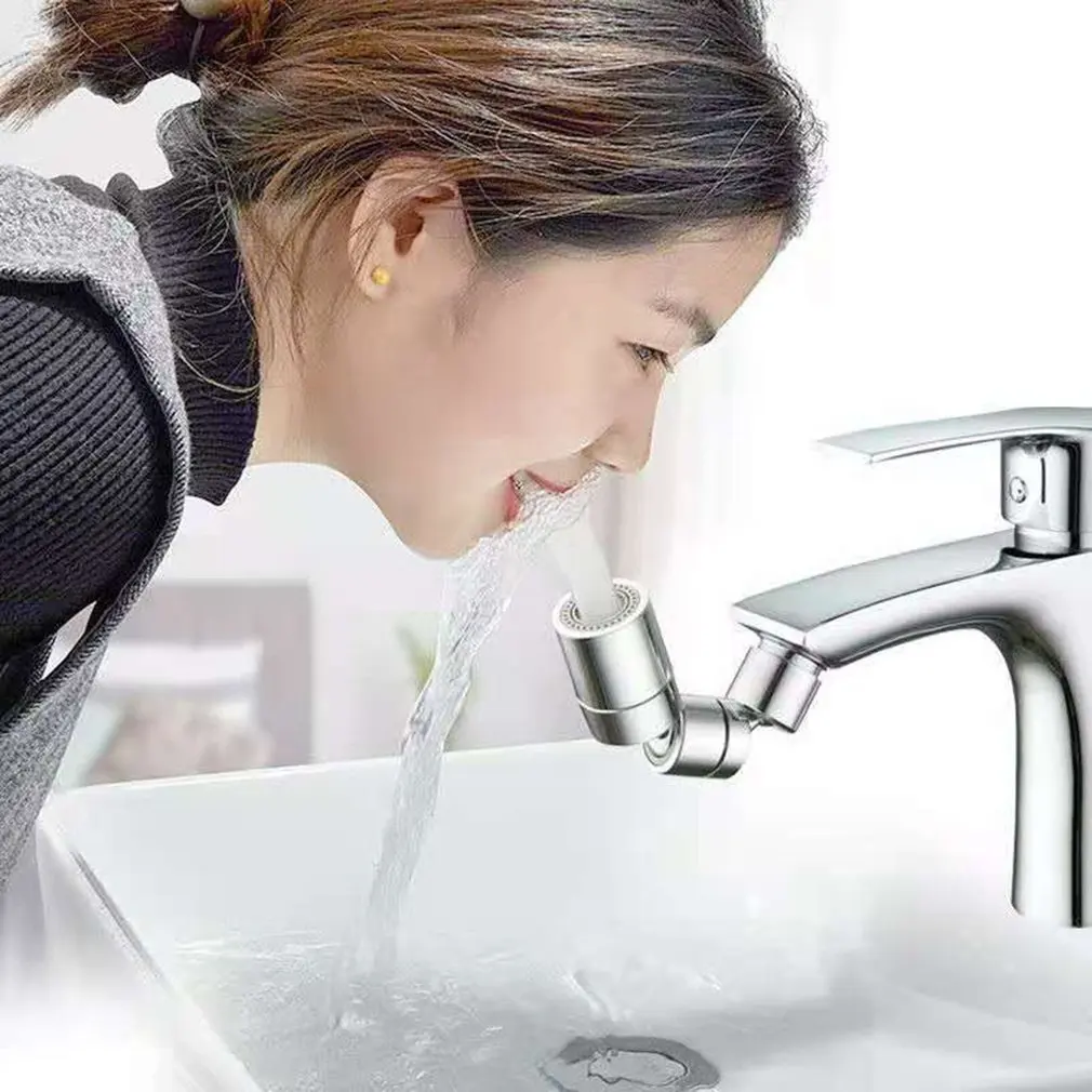 

2pcs Faucet Universal Splash Filter Faucet Upgrade 720 Angle Spray Aerator Two Water Outlet Modes Sink Water Filter Faucet