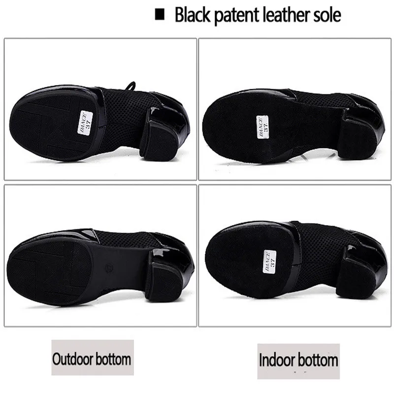 Туфли женские/мужские из ткани Оксфорд для латиноамериканских танцев