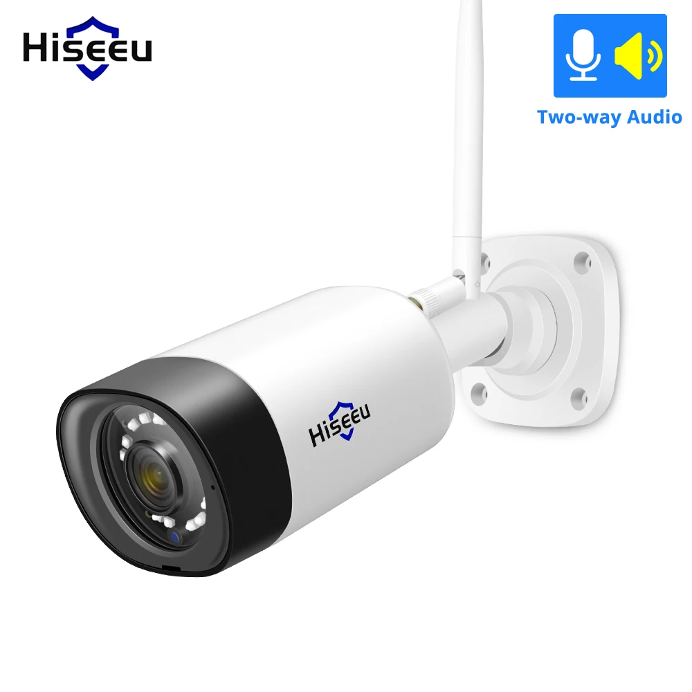 

Камера видеонаблюдения Hiseeu HD 720P 1080P IP, беспроводная, Wi-Fi, водонепроницаемая, ночное видение, ИК-память