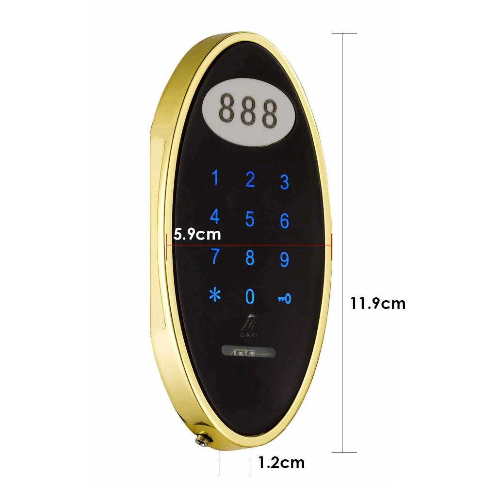 Безключевая сенсорная клавиатура Пароль RFID карта ключ металлический цифровой