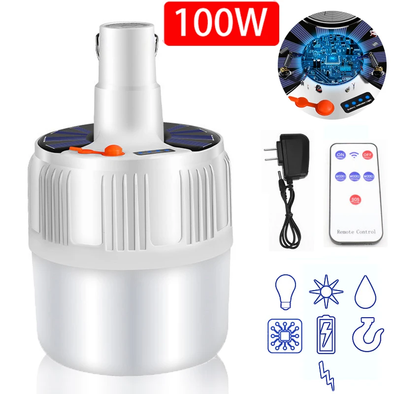 Уличная светодиодсветильник лампа на солнечной батарее 60/80/100 Вт|Портативные