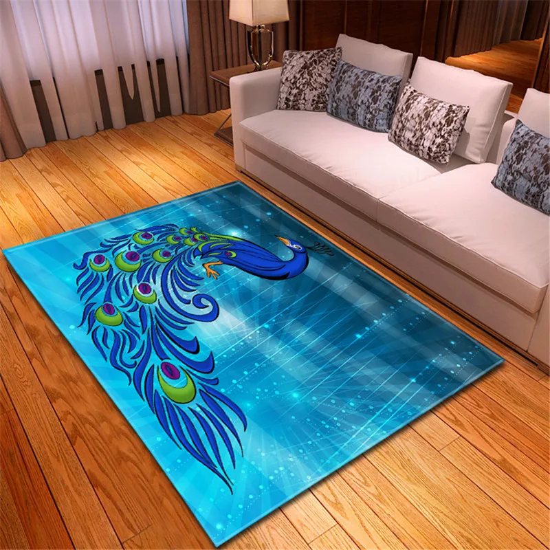 

Fashion 3D animal wolf carpet sofa bedside carpet children's crawling game mat super soft decorative floor area carpet