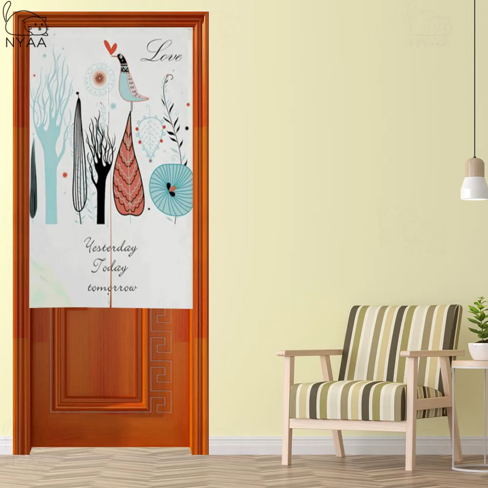 Декоративная дверная занавеска в стиле Ins для спальни кухни японская дома