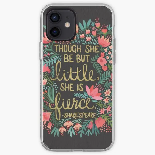 

Чехол для телефона Little Fierce на древесном угле для iPhone 11, 12, 13 Pro Max Mini, 6, 6S, 7, 8 Plus, X, XS, XR, Max, 5 фотографий, мягкий рисунок