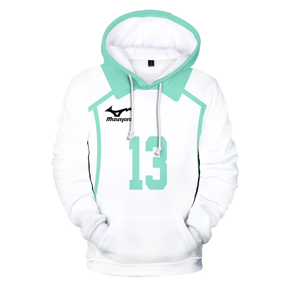 Аниме Haikyuu Cosplay Костюм Aoba Johsai High School волейбольный клуб Oikawa Tooru Iwaizumi Hajime унисекс 3D