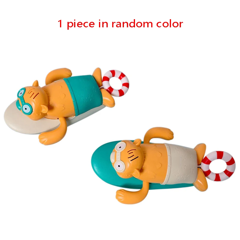 

FBIL-1PC мультфильм игрушки для ванной прекрасный заводные игрушки куклы игрушка смешная игрушка творческий Пластик игрушки для ванной для пр...