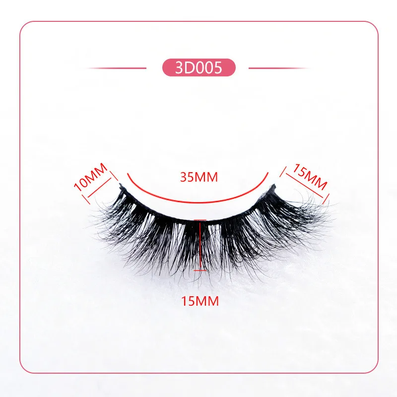 Makeup 3D Mink False Eyelashe Pure Manual Multi-layer Thick Natural Hand Made Eyelashes Extension | Красота и здоровье