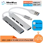 USB C-концентратор, USB C3,0 3,0 2,0 4 порта, мультиразветвитель, адаптер OTG для Lenovo Xiaomi Macbook Pro 13 15 Air Pro, компьютерные аксессуары для ПК