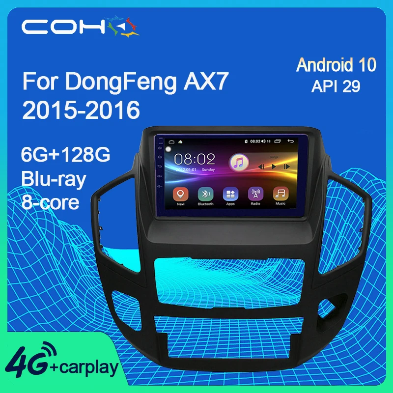 Автомобильный мультимедийный проигрыватель COHO для DongFeng AX7 2015 2016 навигация