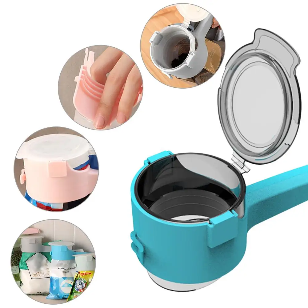 4 шт мешок запечатывания Зажимы Сохранение свежести продуктов хранения