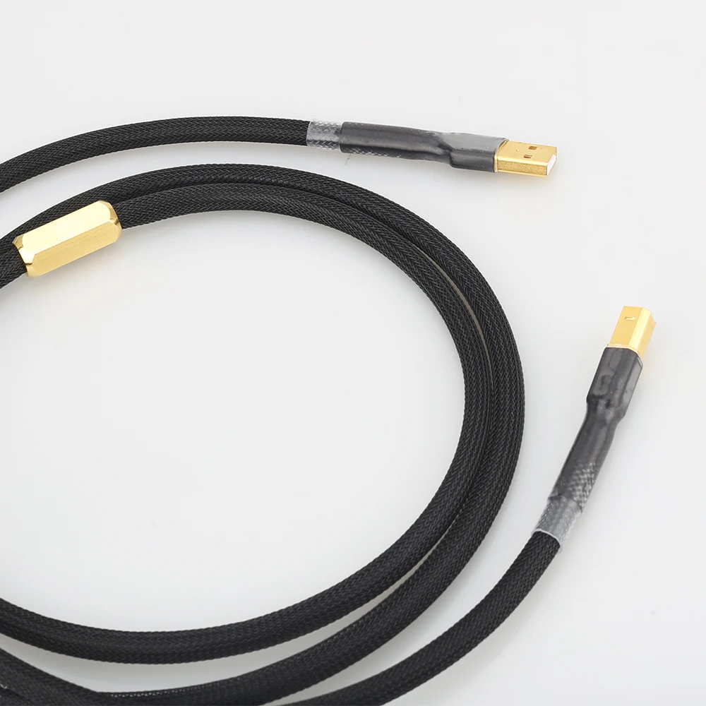 Hifi 5N OCC Чистый медный ЦАП USB 2 0 кабель звуковые декодеры провод для передачи данных