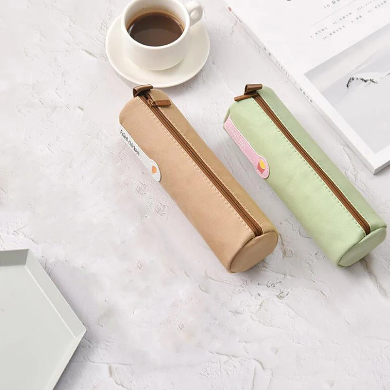 Креативный холщовый пенал для начальной средней школы сумка канцелярских