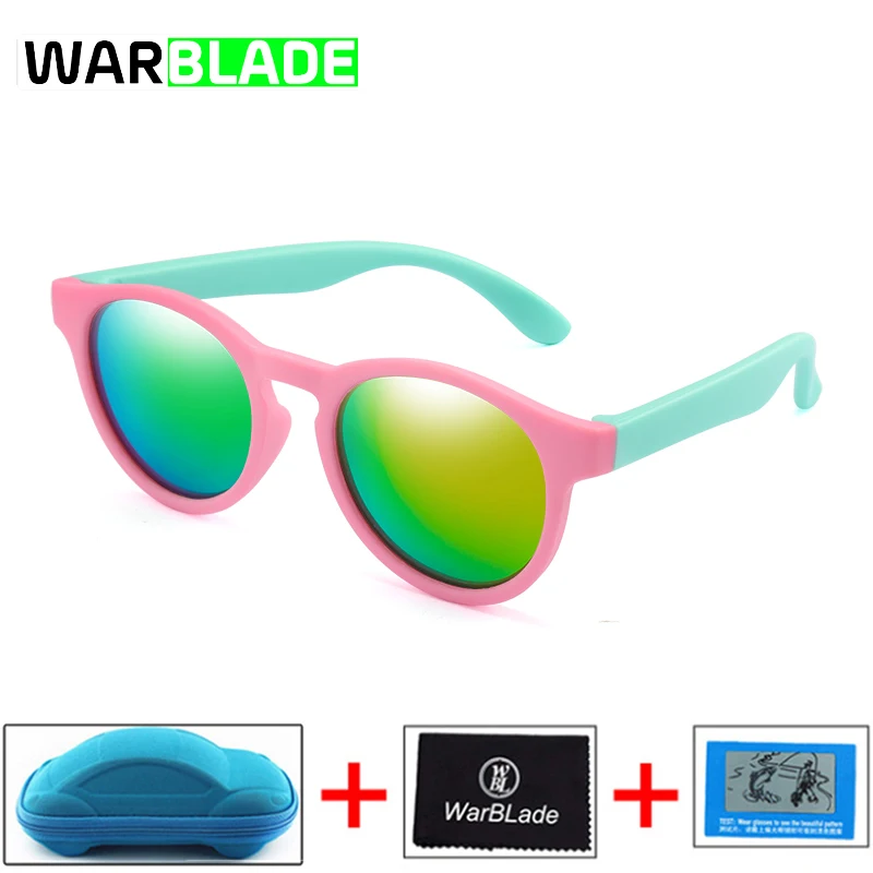 Детские солнцезащитные очки WarBLade 2020 поляризационные Круглые Солнцезащитные для