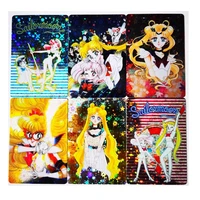10pcsset sailor moon mizuno ami hino rei can be pasted soft card hobby collectibles game anime collection cards