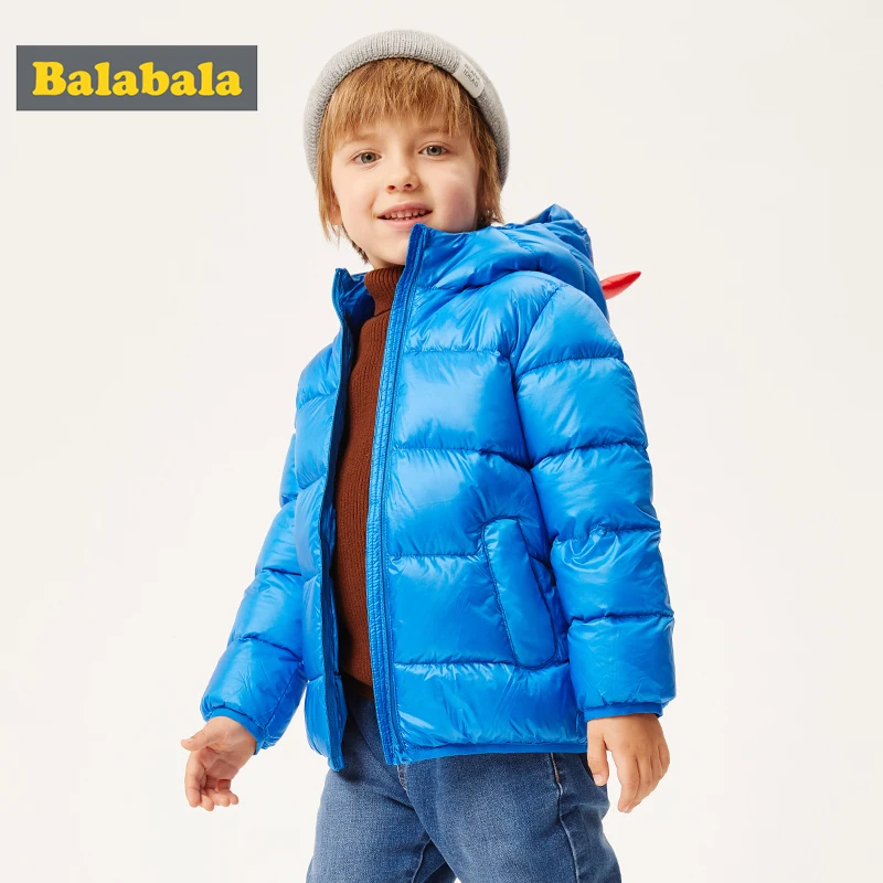 Children down jacket short autumn and winter 2019 new boys baby children's clothing light hooded coat | Мать и ребенок