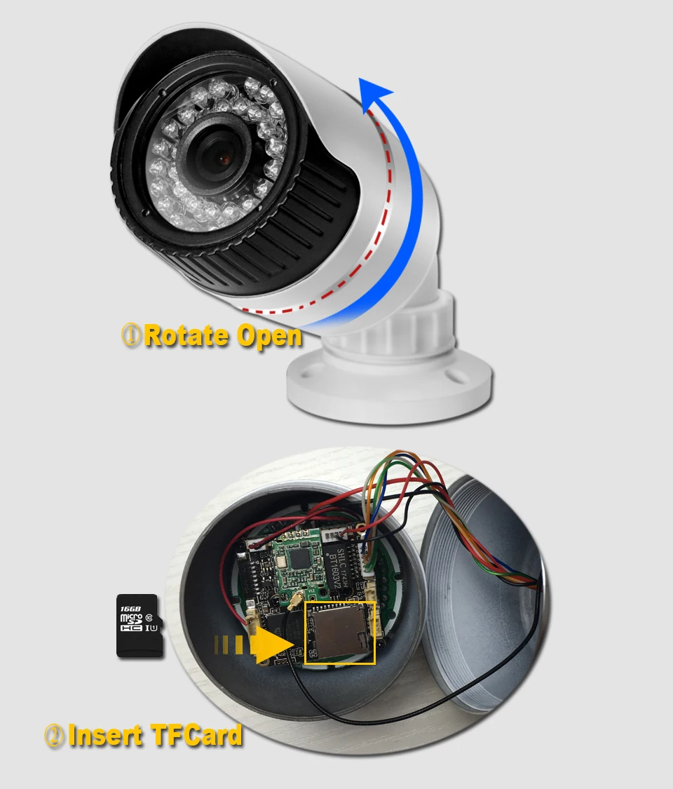 Беспроводная IP-камера HJT Audio 1080P HD Sony IMX323 для наружной безопасности P2P Onvif RTSP 36 IR H.264 |