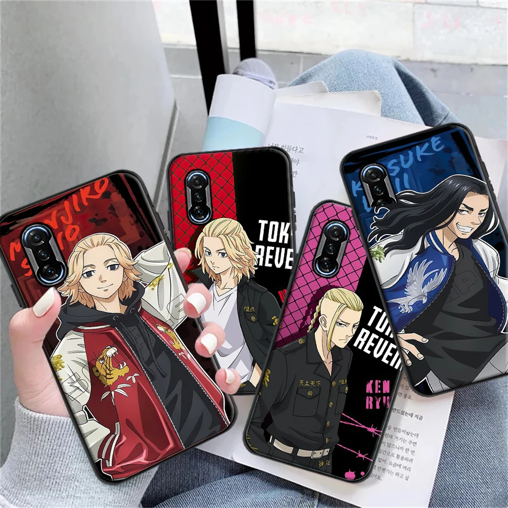 

Tokyo Avengers Japan Anime Phone Case For Xiaomi POCO X3 Pro X3 NFC F3 Pro GT M3 Pro For POCO Coque Soft TPU Funda Back Cover