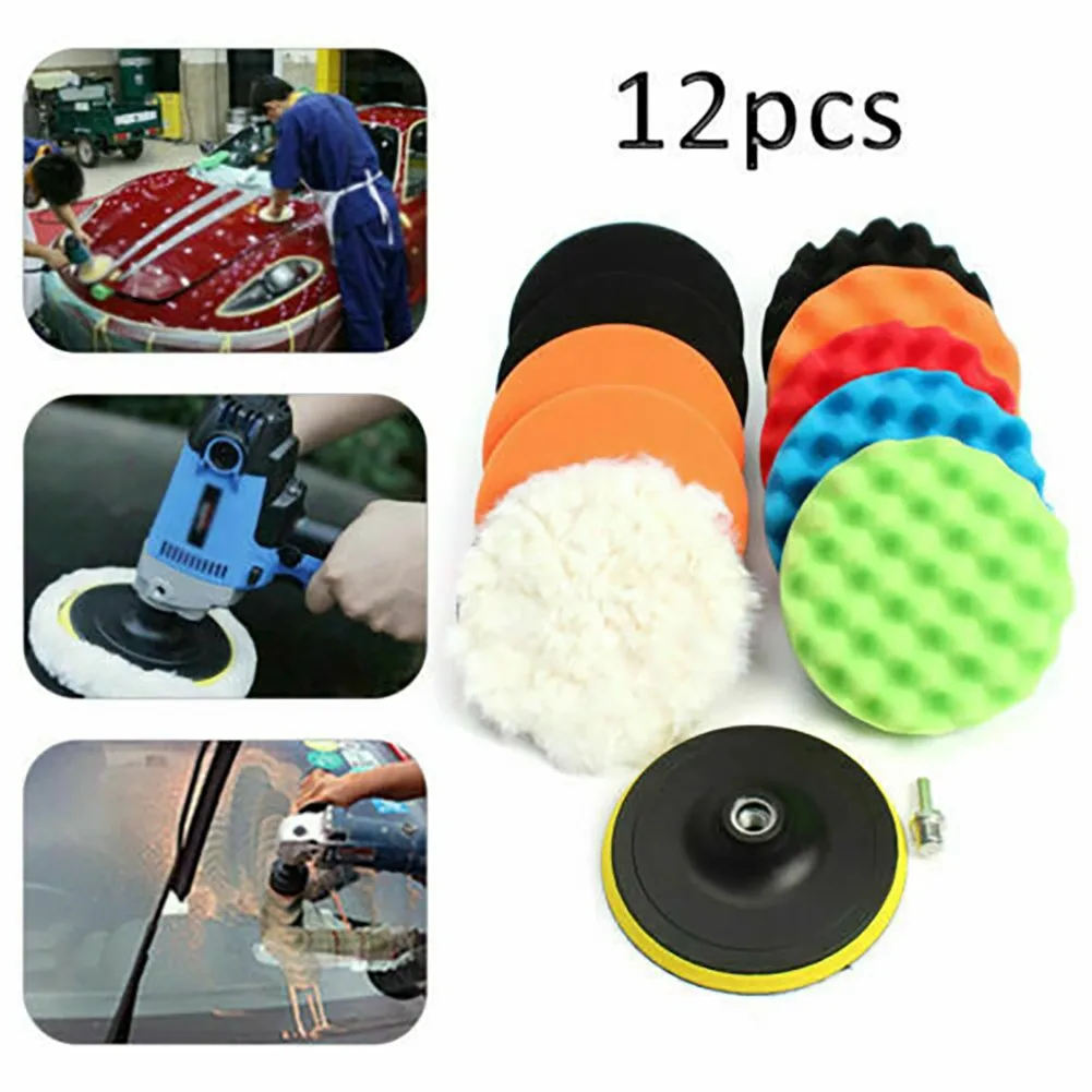 

Polisher Car Polishing Pad Sponge Trim 6 Inch 150mm Accessories Buffing