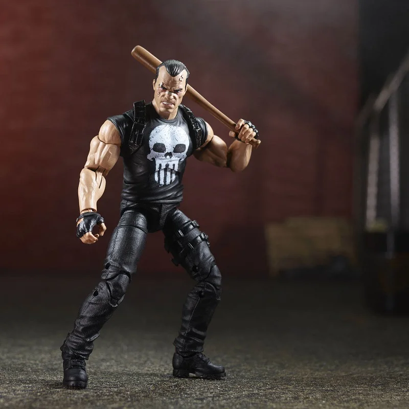 

6inch Hasbro Marvel Legends Avengers Superhero Punisher motorcycle Anime Action & Toy figures Model Toys For Children