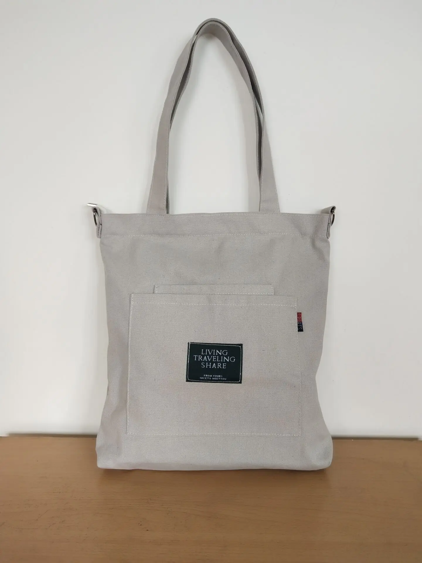 

Large Capacity Soft Canvas Lady Shopping Bag Leisure Lady One Shoulder Handbag Crossbody Bags for Women