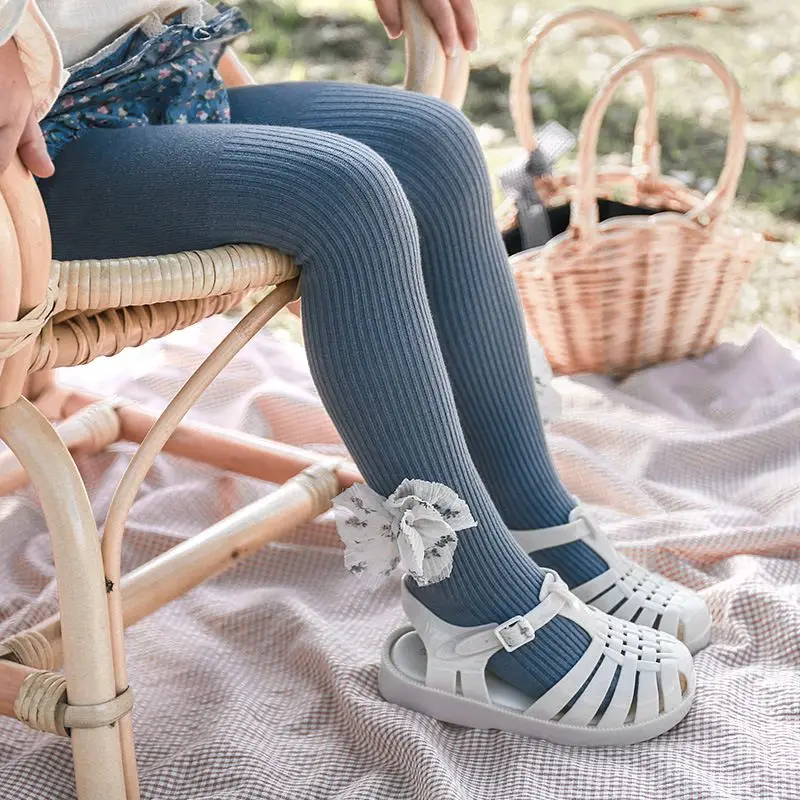 

Детские трикотажные колготки для девочек, весна-лето