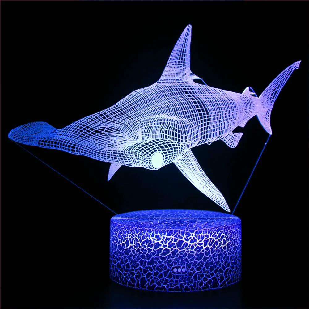 Ночсветильник 3D иллюзия трехмерная абстрактная Статуя Кукла игрушка орнамент