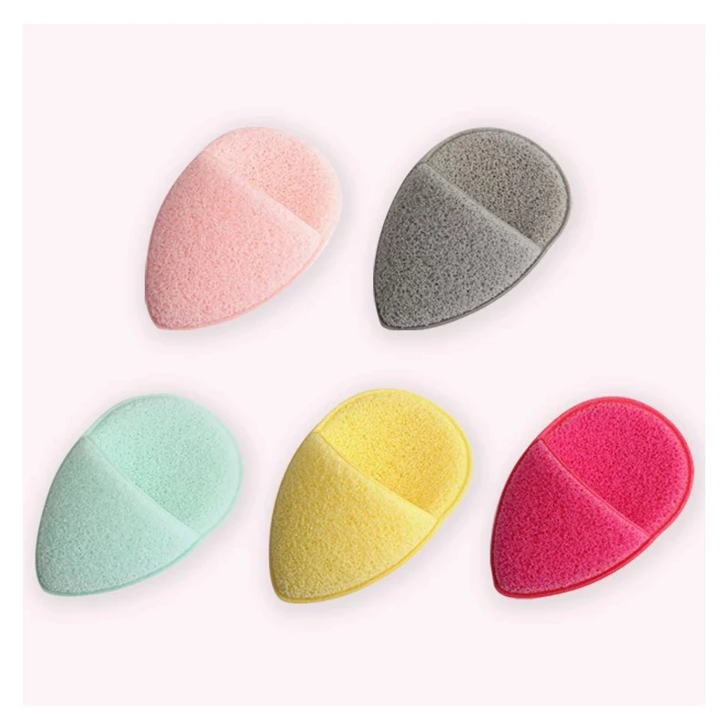

Multi-color makeup remover sponge facial cleanser face wash gadget easy cleansing