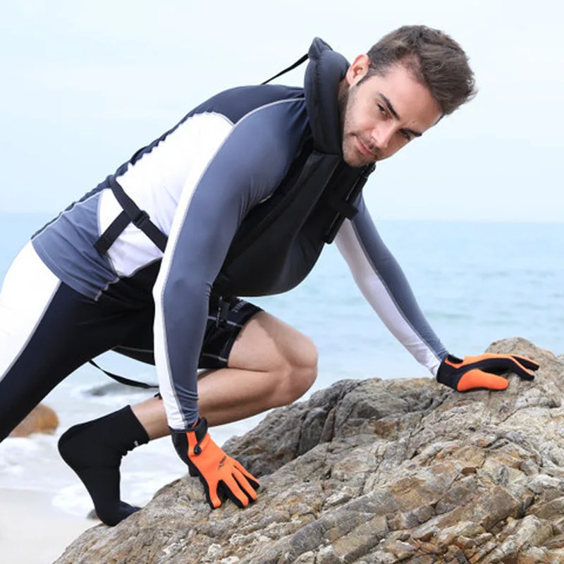 

1Pair Wetsuit Neoprene Anti-slip Gloves 1.5mm for Men Women Dive Diving Surfing Swimming THJ99