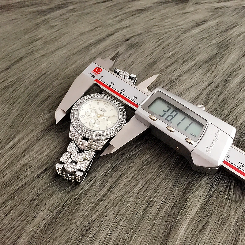 2021 лучшее качество Contena женские часы с полным бриллиантом Женские Кварцевые