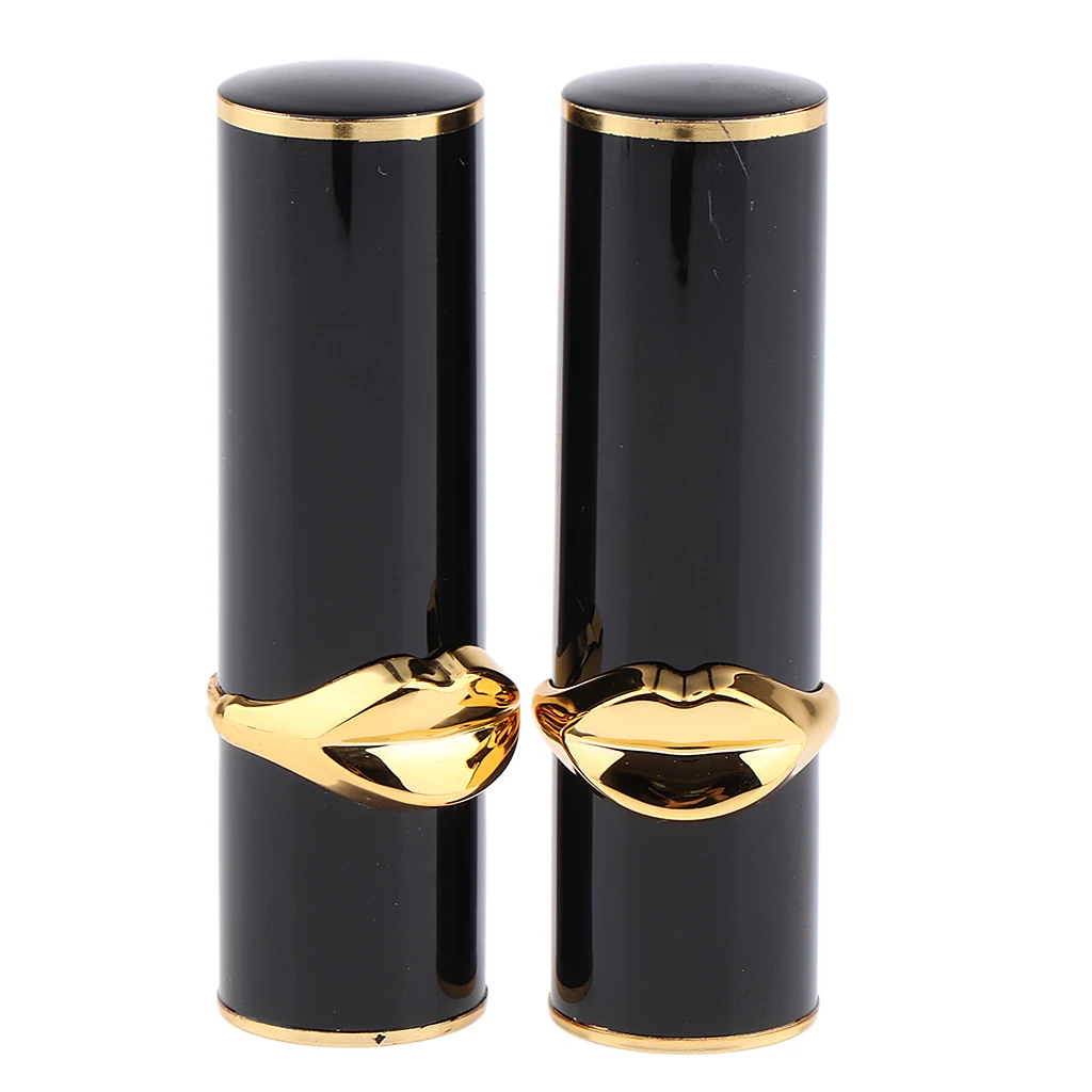 

Kesoto 2x 12.1mm Empty Lipstick Tube Lip Balm Container DIY Cosmetic Makeup Tools
