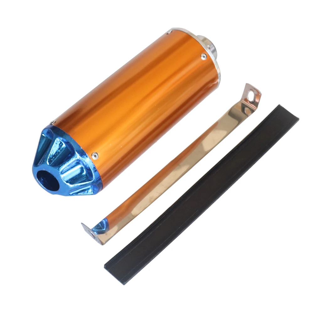 Глушитель выхлопной трубы 28 мм из красного алюминия для квадроцикла