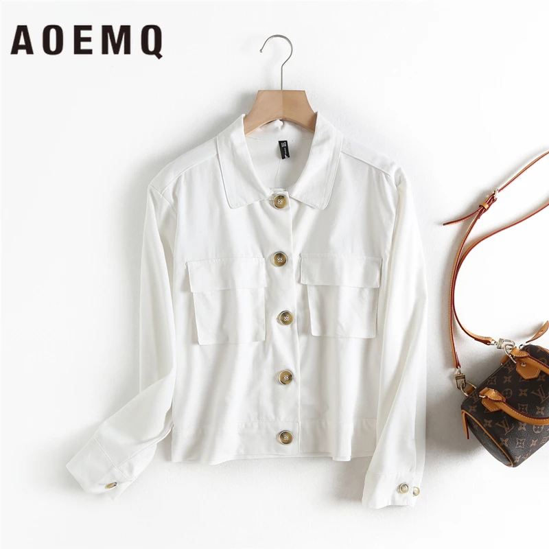 AOEMQ модные куртки 2 однотонные панк крутые парные Паровозик мотоциклетная