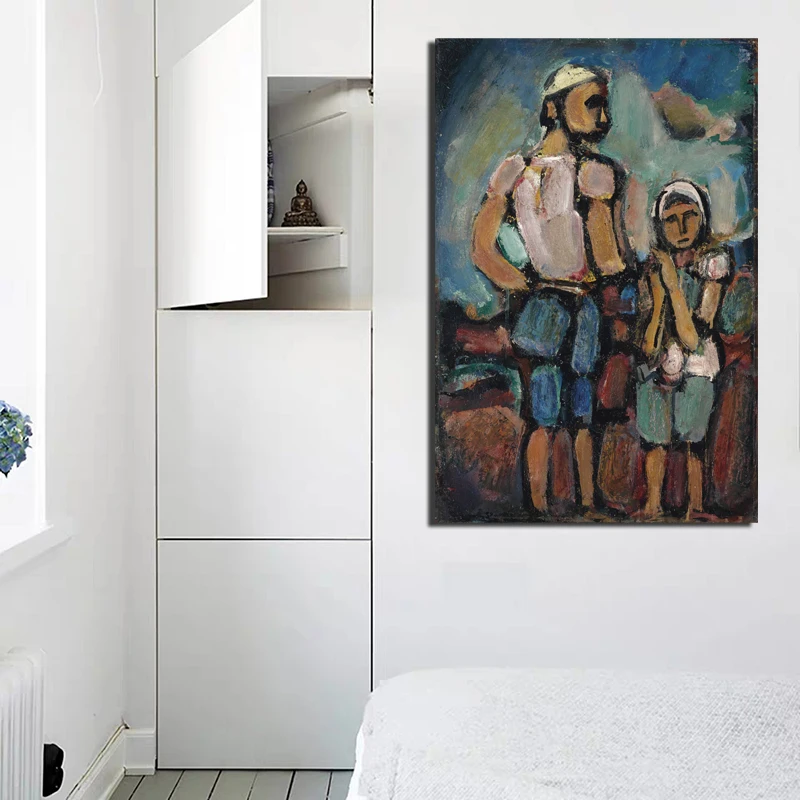 Жорж РУО Куадрос холст живопись постеры принты мраморная настенная