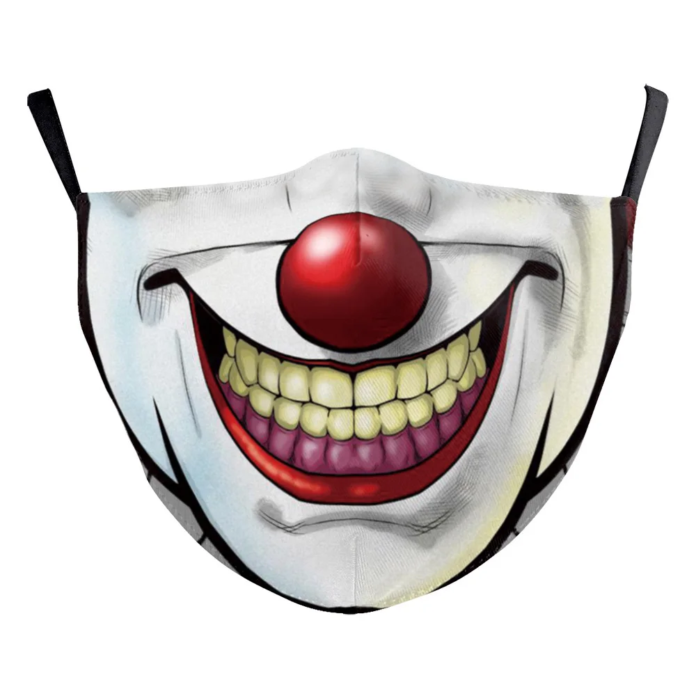 Новый Хэллоуин ужас маски рот мода для косплея Kagerou триллер &quotДжокер&quot женские
