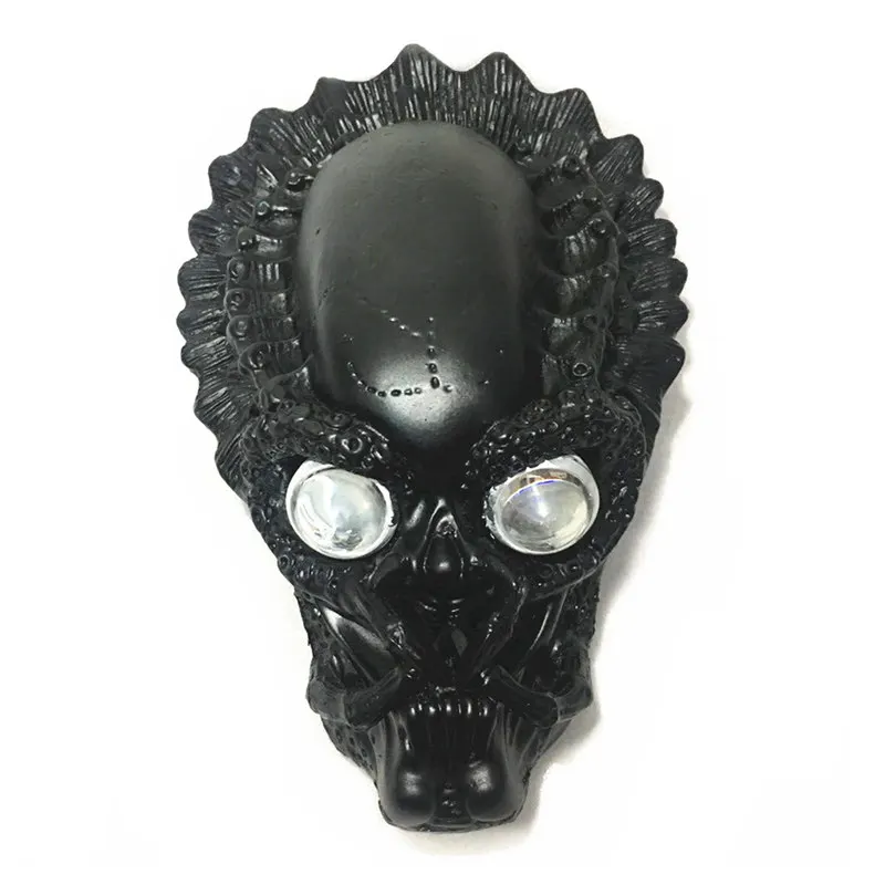 Универсальный светодиодный обтекатель для мотоцикла фара с черепом лампа фар на