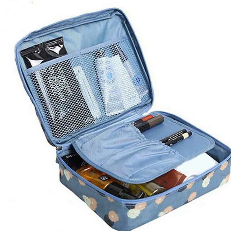 Модная дорожная сумка для хранения на молнии портативный косметический чехол