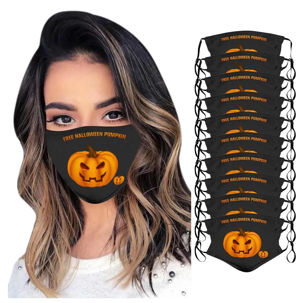 Костюм для косплея с тыквой на Хэллоуин взрослых маска лица мужчин и женщин