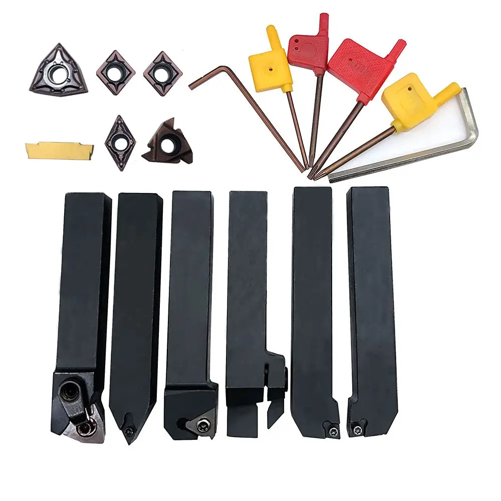 Набор резцов для резки карбида хвостовик 3/8 дюйма 6 шт. | Инструменты