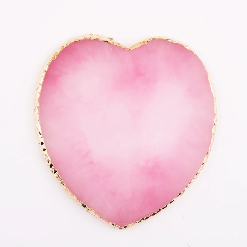 Натуральная смола ногтей Цвет в форме сердца палитра Палитра держатель рисунок