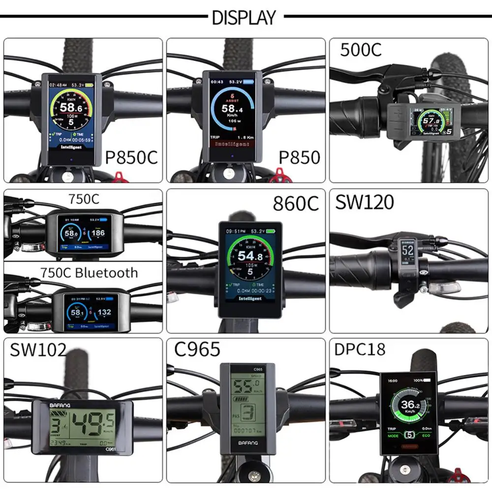 Bafang 52V 1000W Средний приводной электродвигатель BBSHD 40T 42T 44T 46T BB 68-73 мм велосипедные