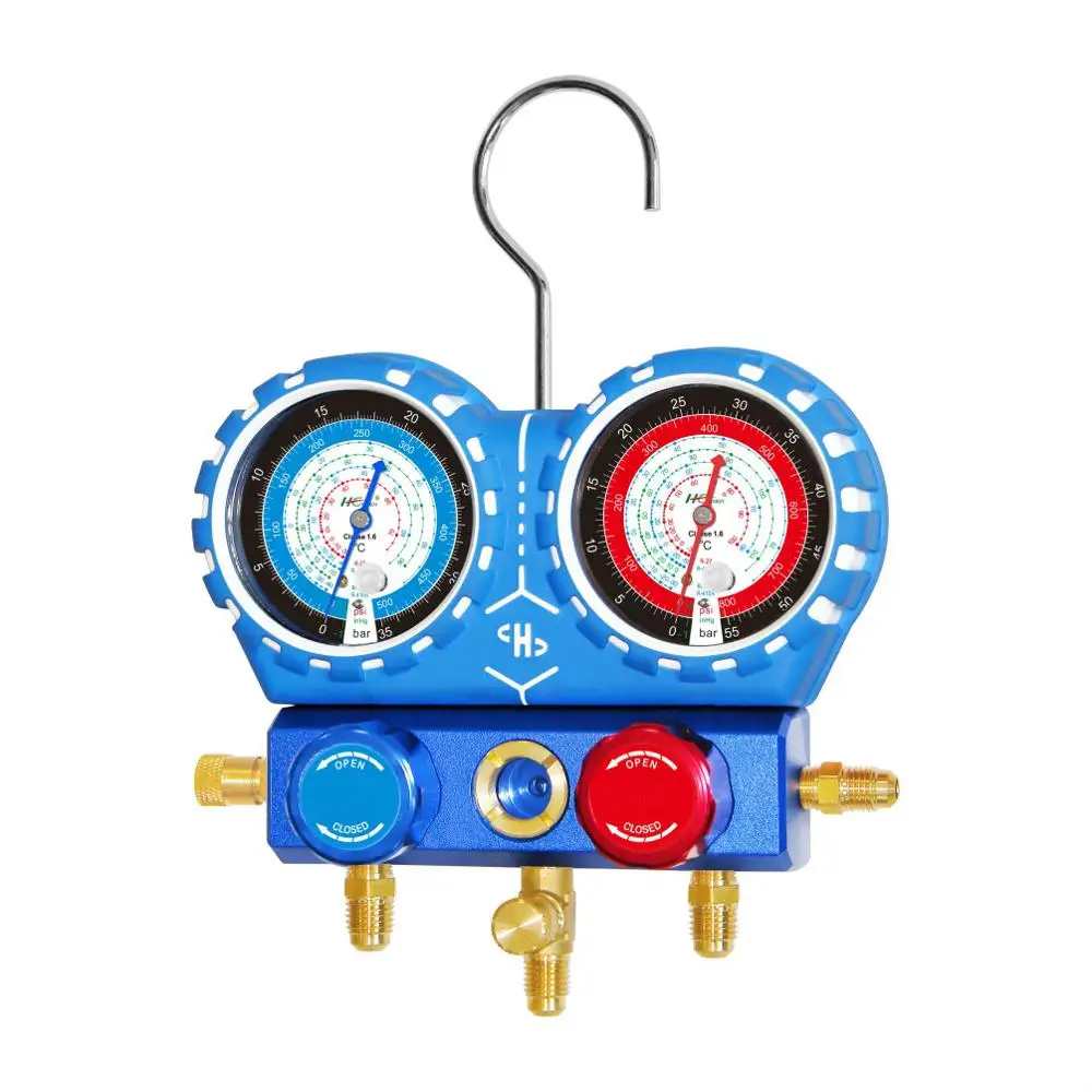 Прибор для диагностики системы кондиционирования воздуха|Манометры| |