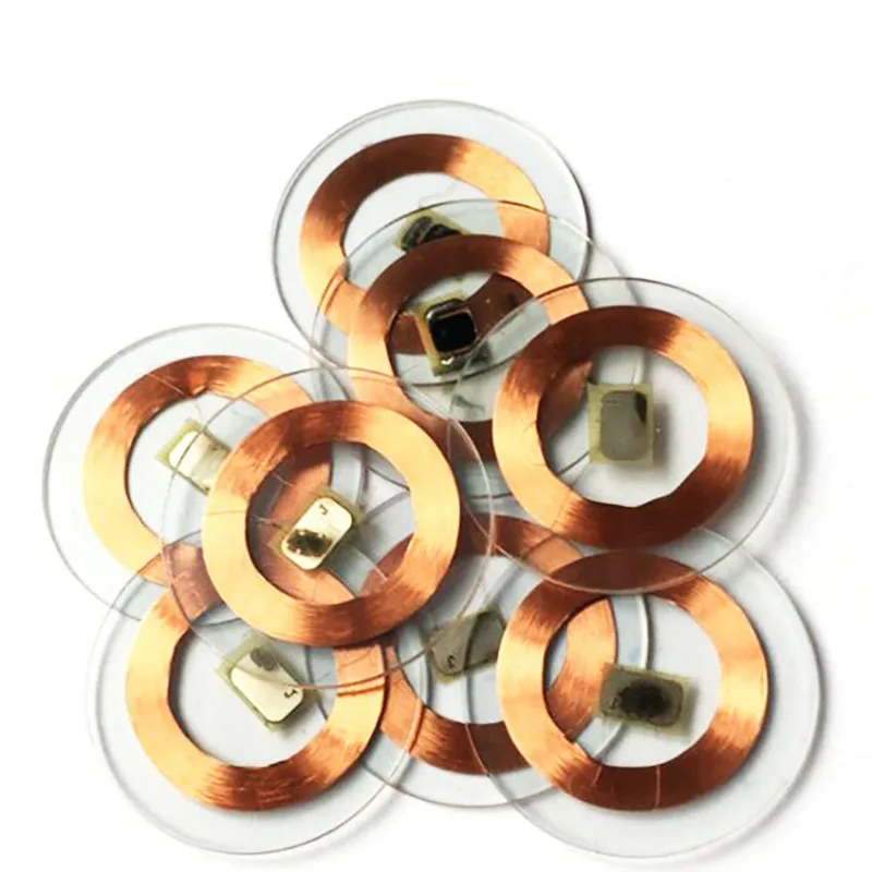 125 кГц ID T5577 перезаписываемая медная катушка прозрачная монета карта Ключ RFID