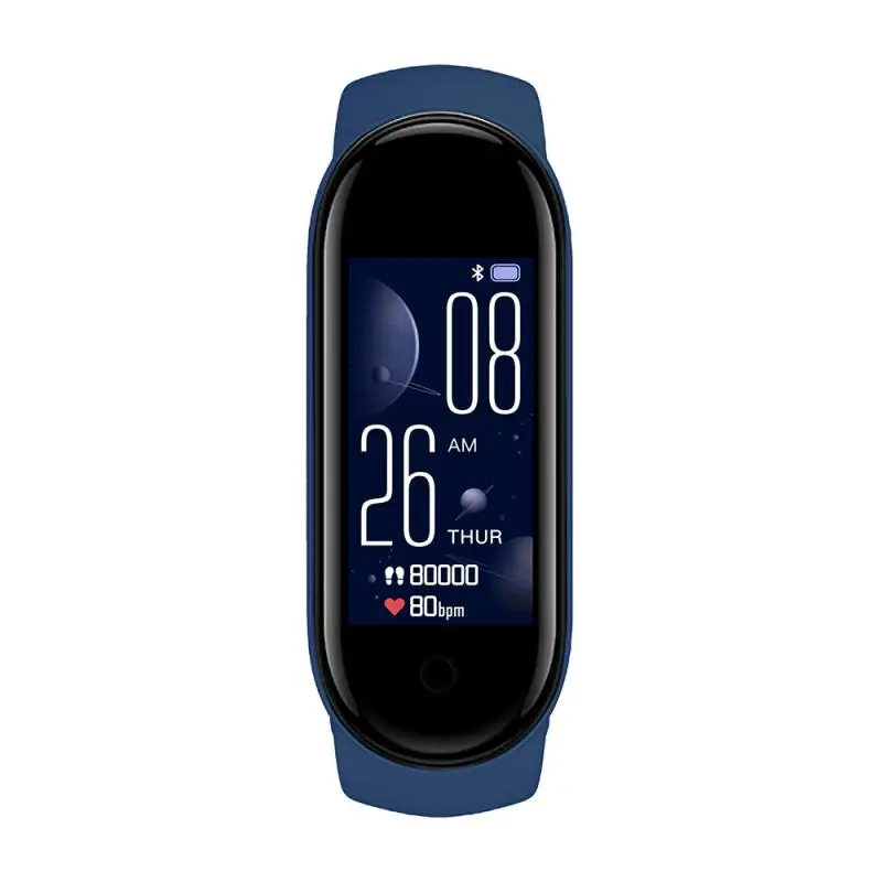 

M5 Smart Bracelet Pedometers Bluetooth Sport Fitness Tracker Heart rate Monitor Waterproof Women Men Wristwatch Smart Band New